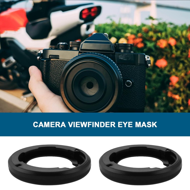 ECSiNG 2-Piece Camera Viewfinder Rubber Eyecup Replacement Part for DK-33