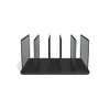 TRU RED 5 Compartment Wire Mesh File Organizer, Matte Black,