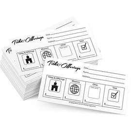 500 Church Offering | Tithe Donation Envelopes