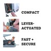 WAGO 221-413 Lever-Nuts - 3-Conductor Compact Splicing Connectors (10-Pack)