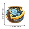 BJVF Starry Night Flower Pot – Fancy Theme Planter for