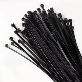 FEEIMOL Nylon Cable Ties Black 5 x 200 mm Pack of 500
