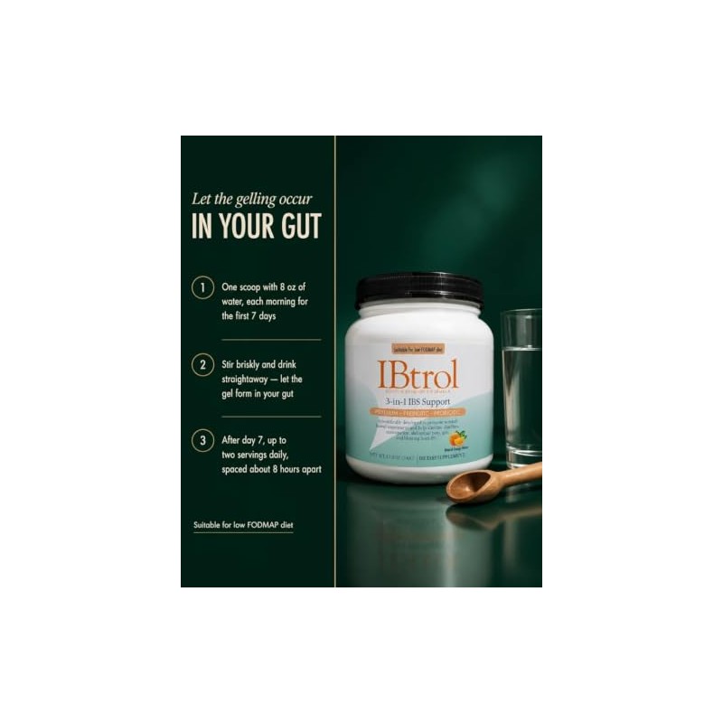 Medtrition Suplemento para la salud intestinal 3 en 1 IBtrol