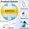 ASOCEA Soft Tetherball and Rope,Outdoor Backyard Toy for Large Medium