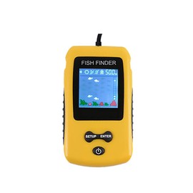 Portable Fish Finder, Color LCD Screen, Ultrasonic Type, Portable Fish Finder, Fish Finder, Fish Detection Alarm, Sensitivity, Backlight Included, Japanese Instruction Manual Included
