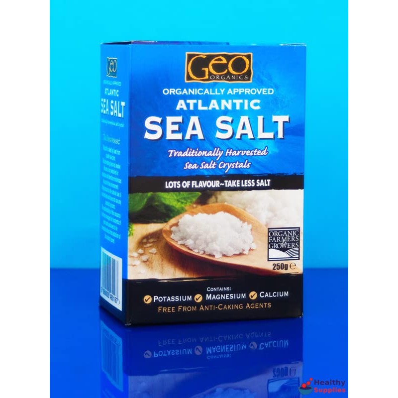 Geo Organics Atlantic Sea Salt, 250g