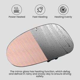 Driver Side Mirror Replacement For Volkswagen VW Golf GTI MK5 Rabbit 2006-2009, For VW Passat Jetta 2005-2010, For Volkswagen EOS 2007-2008 - Driver Side Mirror for Volkswagen Golf MK5 Accessories