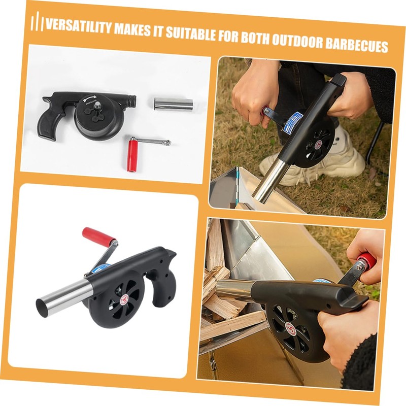 Kisangel Barbecue Blower Air Blower Outdoor Air Fire Blower Picnic