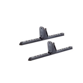 Attwood 11940-2 Universal Adjustable Kayak Foot Pegs/Foot Brace with Trigger Lock, Black Finish, Set of 2, 15 Inches