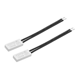 uxcell Normally Close Temperature Switch, 120℃ N.C 5A Thermal Switch Thermostat Temperature Control Switch Controller 2pcs