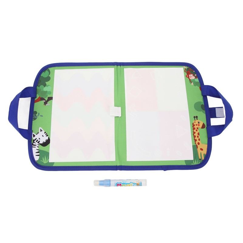Kids Water Painting Board Portable Handle Reusable Mess Free Educational