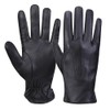 Mens Luxury Nappa Lambskin Leather Gloves Winter Warm Touchscreen Gloves