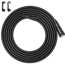 Teslong Endoscope Replacement Cable with Light, Dual Lens Inspection Camera 8mm/0.31inch Waterproof Probe Compatible with NTS500, NTS300(10FT)