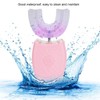 Household Ultrasonic Rechargeable Silicone U shaped Electric Toothbrush Teeth Whitening