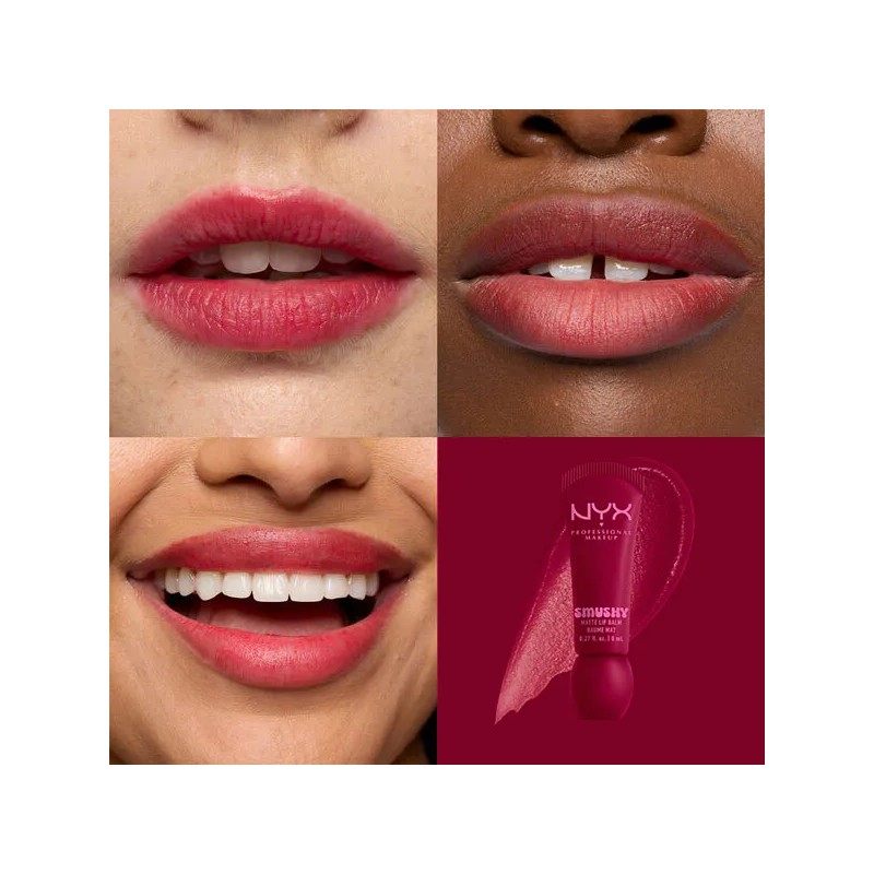 NYX PMU Smushy Matte Lip Balm, Bálsamo labial efecto matte