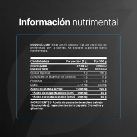 Omega Platinum Caps 1000mg Certificado Ifos Life Sabor
