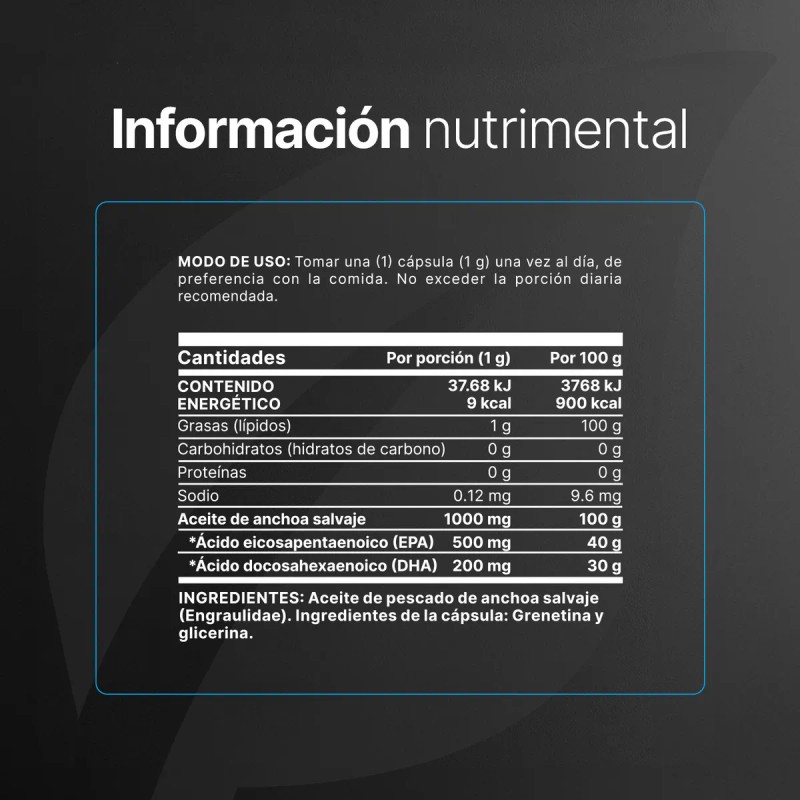 Omega Platinum Caps 1000mg Certificado Ifos Life Sabor