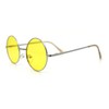SA106 Summer Color Gradient Lens Circle Lens Round Hippie Sunglasses