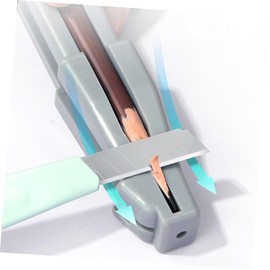 Healeved 3pcs Makeup Pencil Sharpener Aid Tool Duckbill Pen Sharpener Eyebrow Pencil Sharpening Aid