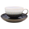 Lesser & Pavey Reactive Glaze Cup & Saucer Elements for