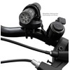 MC Power Universal Bicycle Mount Very Flexible, Rotatable, Diameter 10-35