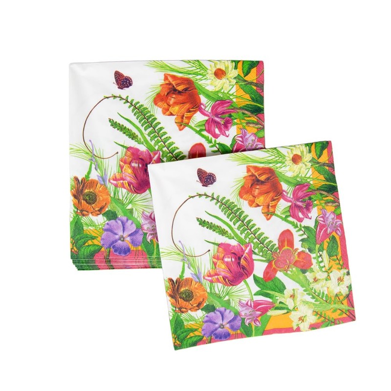 Caspari La Dolce Vita Dinner Napkins - 20 Per Package,