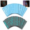 Glow in the Dark Temporary Tattoos, Waterproof Water Transfer, Long-lasting