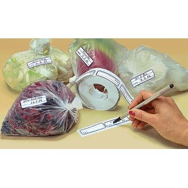 Geschenke mit Namen 200 piece deep-freeze labels weiß