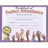 Certificate of Perfect Attendance - Pack of 5