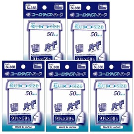 Hobby Base Card Accessories Euro Size Hard CAC-SL36 Set of 5