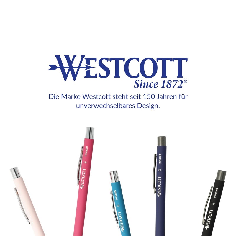 Westcott PRIMESOFT Ballpoint Pen Pack of 5 Mix | GRS