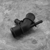2 Pcs Coolant Hose Connector Pipe Flange 1J0121087C Compatible with