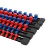 6PCS Drive Socket Organizer Holder 1/4in 3/8in 1/2in SAE And