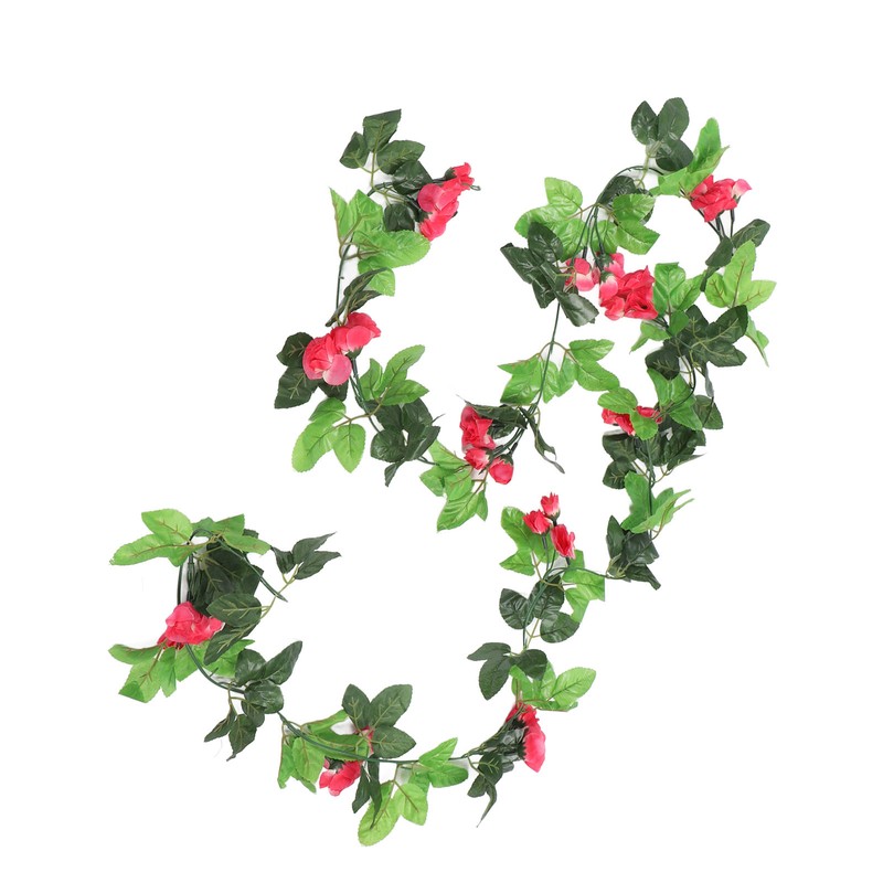 Artificial Rose Vine High Simulation Decorative Rose Vine Garland Fake