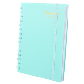 KICHOUSE Schedule Notebook Coil Binding 2023 Year Budget Planner English Student Notepad