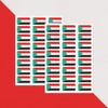 PAPERZIP - Sudan Flags – 48 Stickers for Business, Schools,