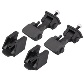 Pair Front Hood Latch Safety Catch & Bracket for Jeep Wrangler TJ 97-06