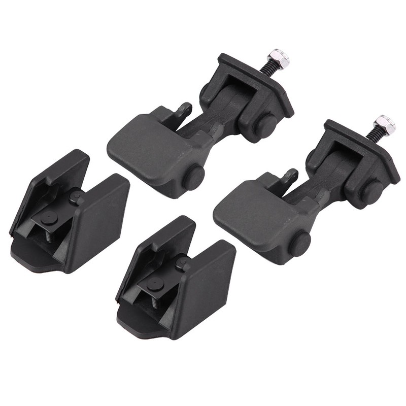 Pair Front Hood Latch Safety Catch & Bracket for Jeep