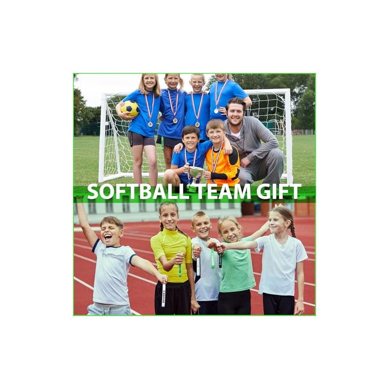 36 Pcs Soccer Keychains with Inspirational Quotes - Team Gifts