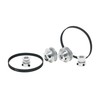 SHCEEC 2PCS Set 2GT Aluminum Timing Pulley 20&40 Teeth 8mm
