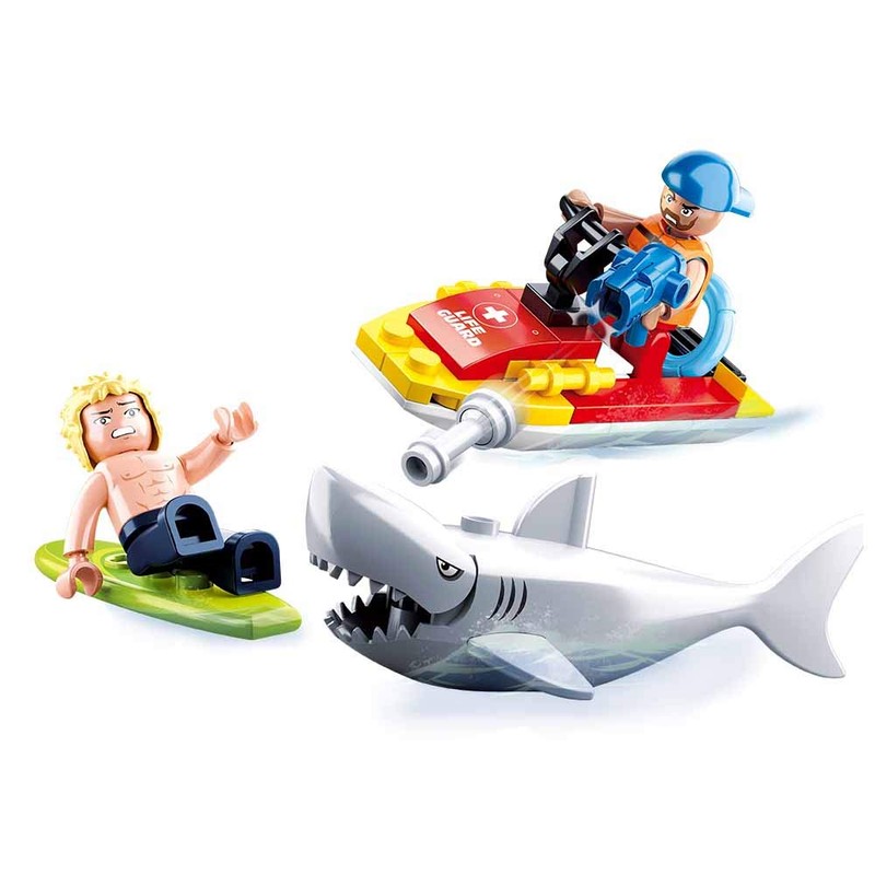 Sluban Clamping Blocks [M38-B0668 SL95529 Clamping Blocks, Multi Colour