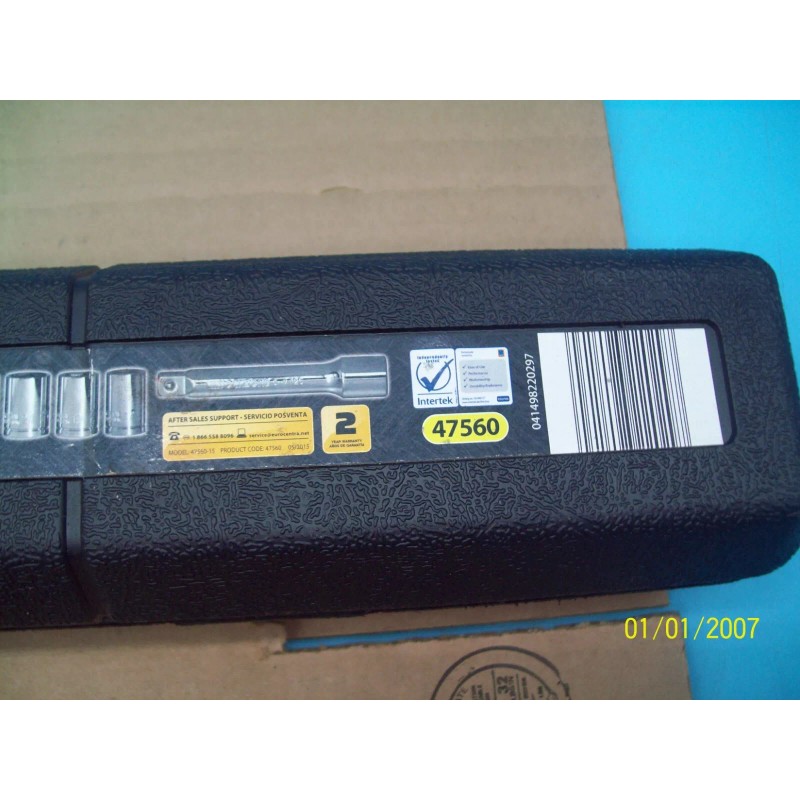 Workzone 47560-1/2" Drive Torque Wrench, sockets 20 to 150 Foot