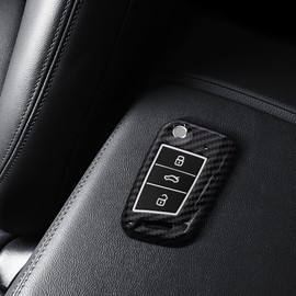 kwmobile Key Cover Compatible with VW Golf 7 MK7 - Carbon