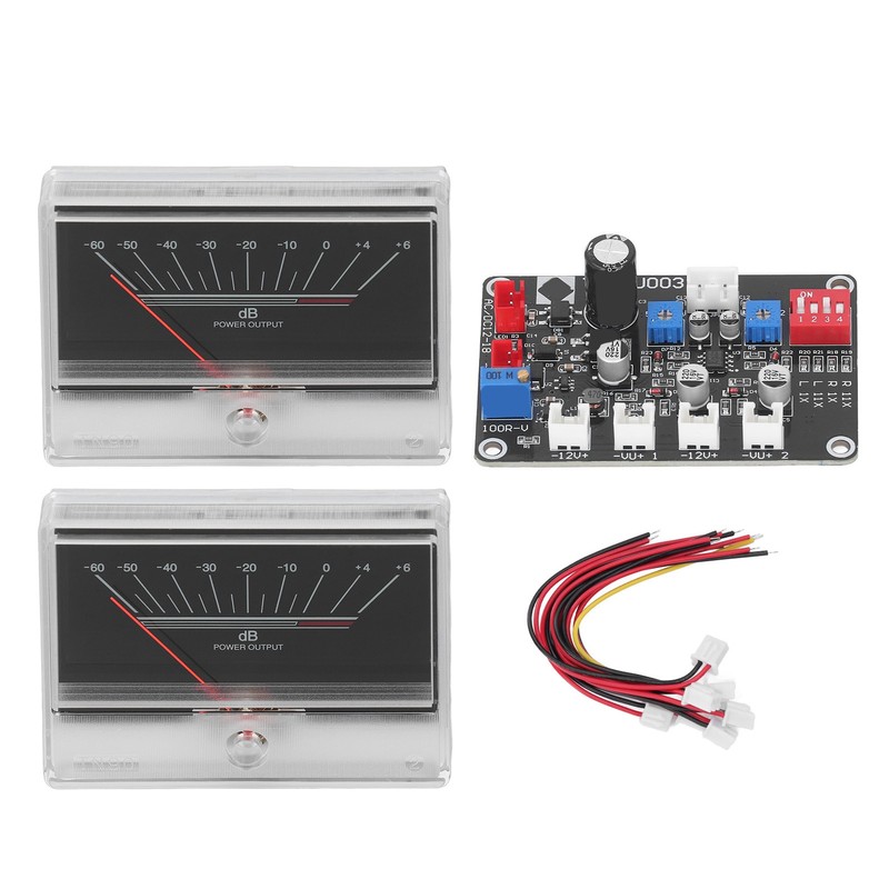 VU Meter Sound Audio Level Indicator Pre Amplifier Amp with