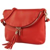 modamoda de - T07LEATHER - Small Italian Leather Shoulder Bag,
