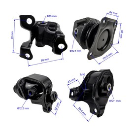4PCS Engine Motor&Trans Mount Set Compatible with Honda Accord 2.2L LX/DX 1994 1995 1996 1997 with Manual Trans Mount for A6542 A6544 A6549 A6530