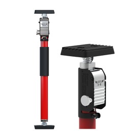 3-H 1PK Third Hand Tool All Metal,Thickened Steel Made Cabinet Installation Tools, Cabinet Jacks for Drywall Jack& Cargo Bars,15.7-27.5 Inches(red)