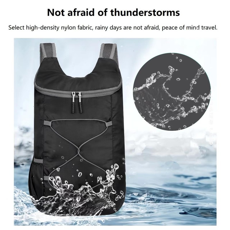 levayhill 16L Hiking-Daypack Lightweight-Foldable Travel-Backpack Water-Resistant Camping Outdoor Packable Easy