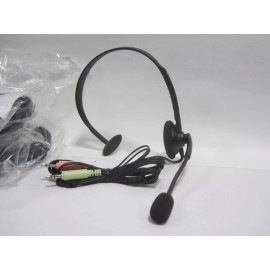 Cyber Acoustics Free Ship, (4) Cyber Acoustics AC-100 Mono Speech Headset Boom Mic 3.5MM Plug