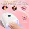 Rechargeable LED Nail Lamp, LED Gel Nail Dryer Polishing Lamp